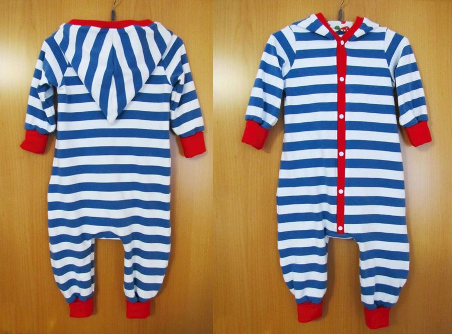 Overall aus Strickfrottee