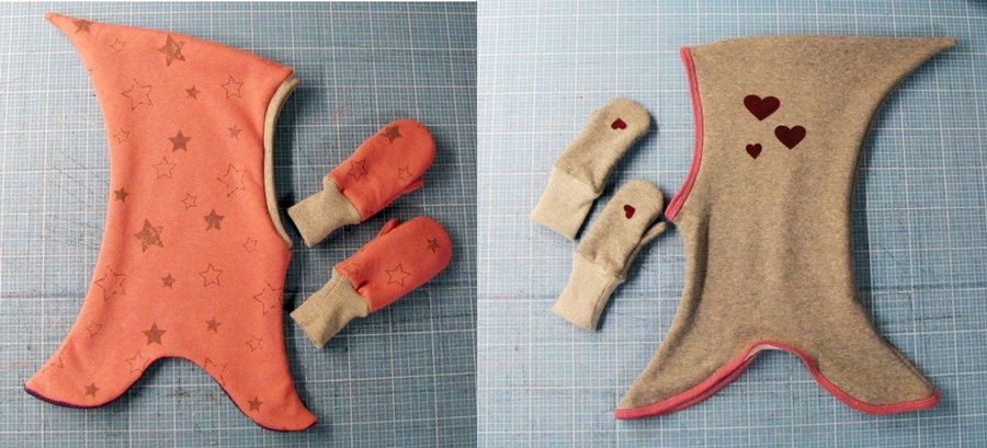 Mützen und Handschuhe