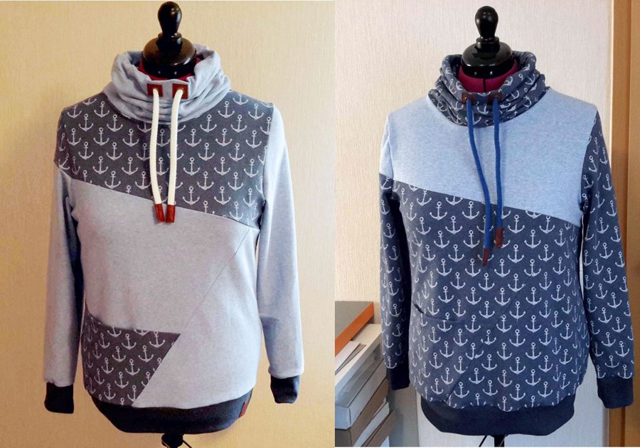Hoodie Nelly aus Sommersweat