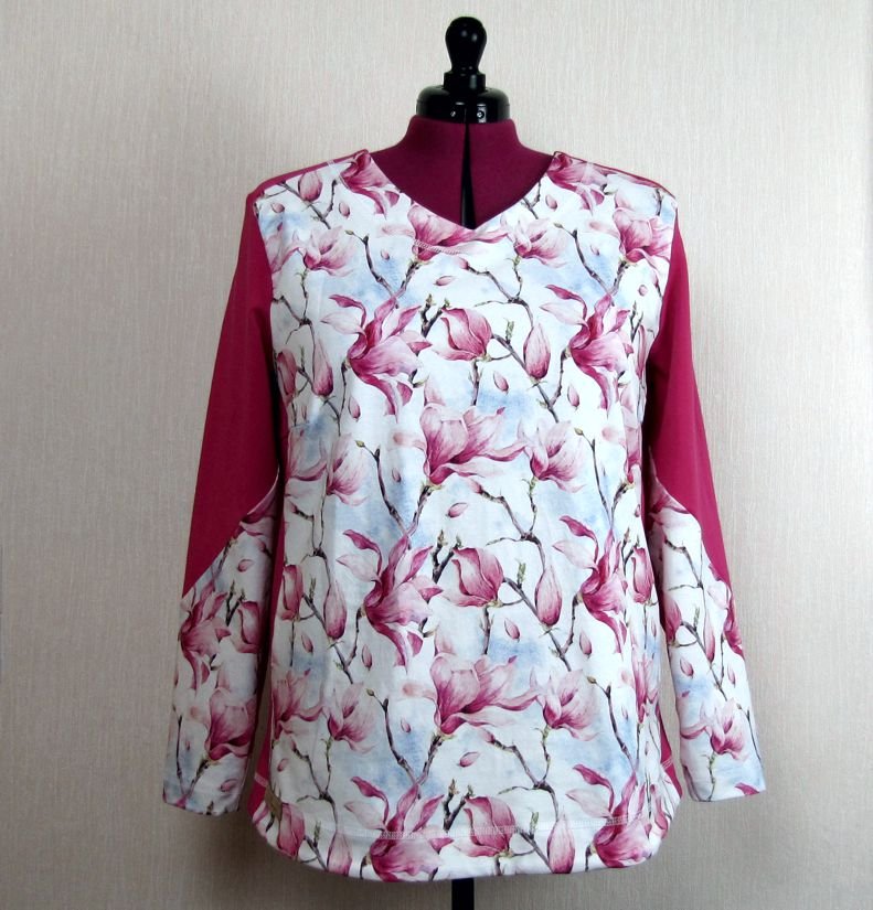 Longshirt aus Sommersweat