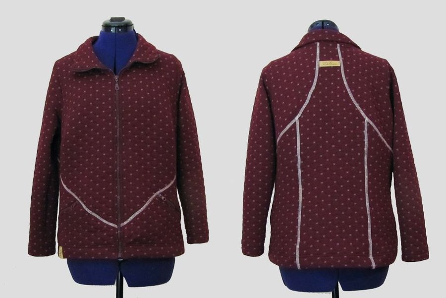 Jacke aus Steppsweat