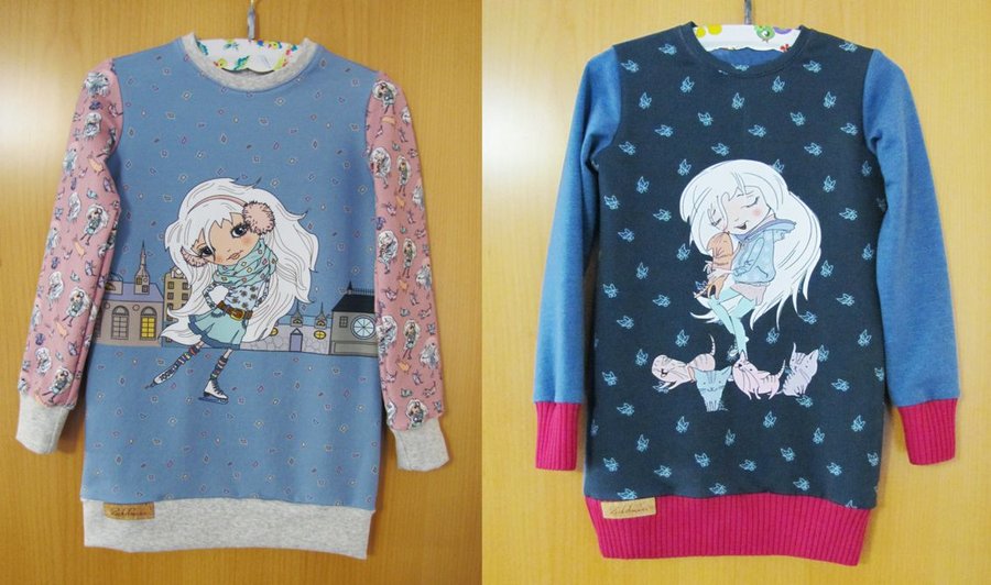 Shirt mit Paneeldruck