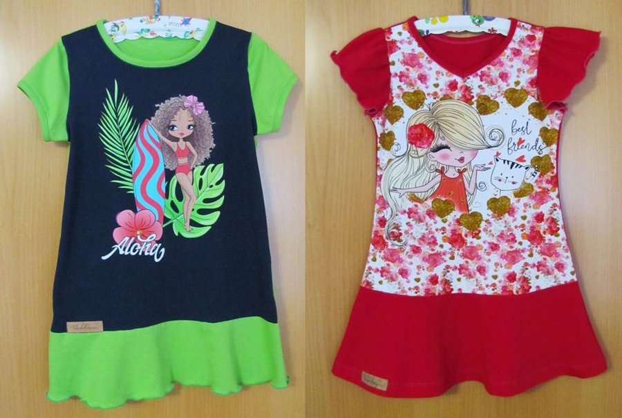 Shirt mit Paneeldruck