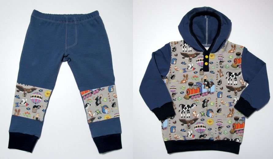 Maulwurf „Pauli“ Set aus Sommersweat