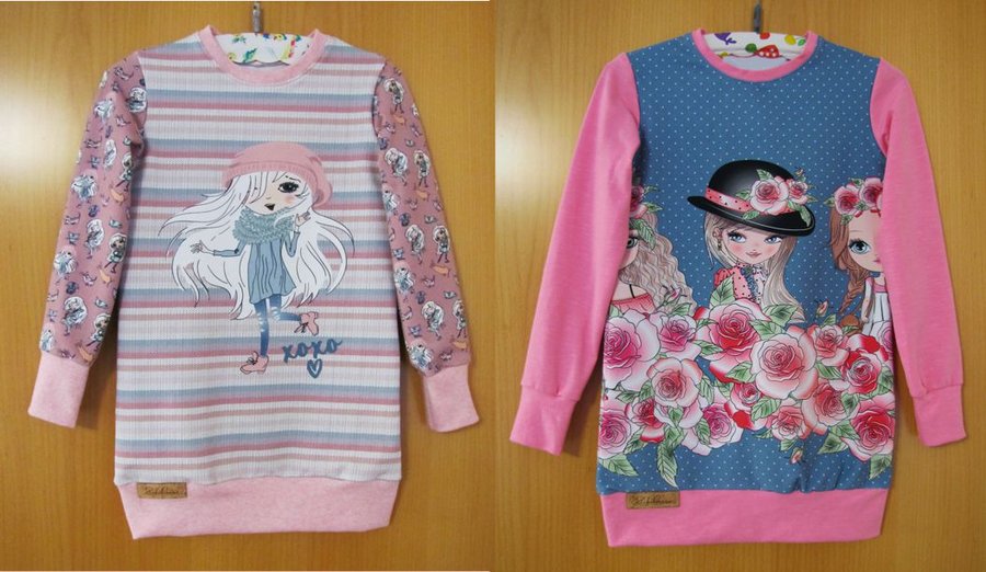 Shirt mit Paneeldruck