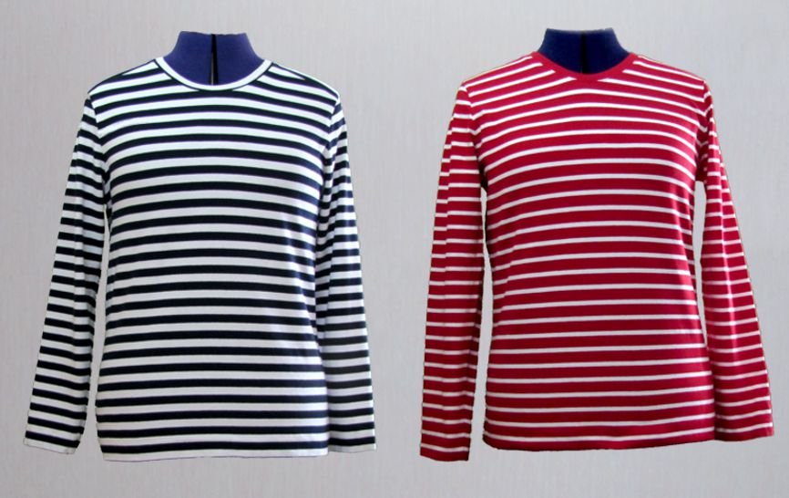 Ringelshirt im Doppelpack