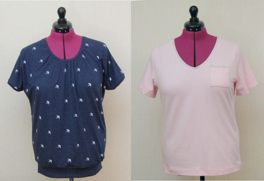 Shirt mit Raffung und ohne