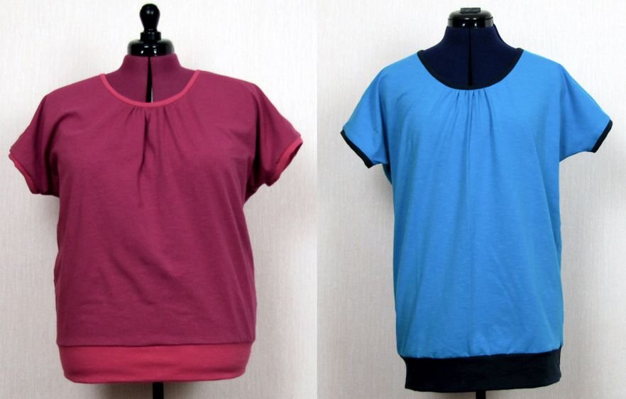 Raff-Shirt aus Slubjersey